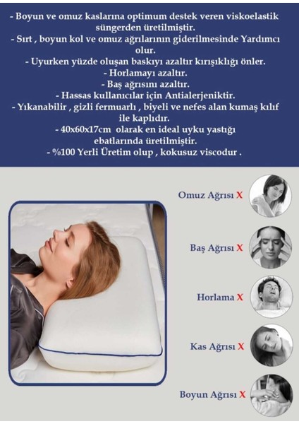 Rahat ve Konforlu Sunum Boyun Yastığı, Terletmeyen ve Düzleşmeyen Tasarım