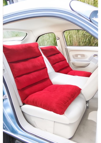 Nefes Alabilen Kırmızı Araba Koltuk Sırt ve Bel Destek Minderleri fiyatları