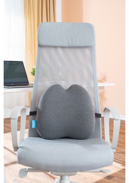 Konforlu Ortopedik Visco Bel Yastığı, Ofis ve Araba Destek Minderi