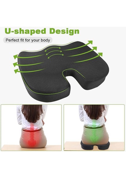 Ultra Rahat Visco Ortopedik Oturma Minderi, Konfor ve Destek Için