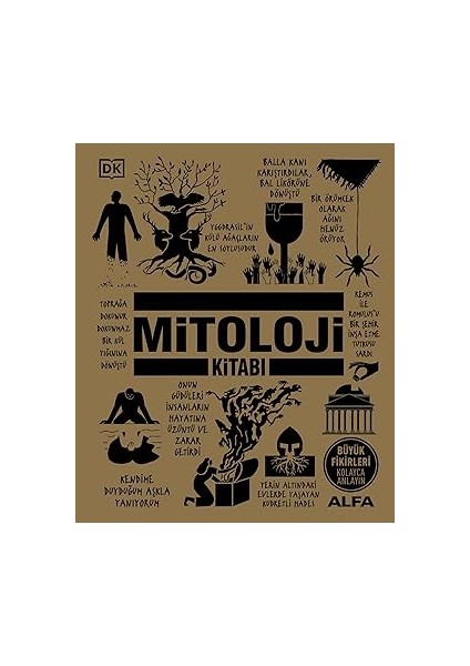 Mitoloji Kitabı (Ciltli): Büyük Fikirleri Kolayca Anlayın + Kaşağı