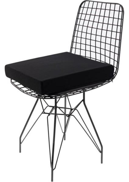 Konforlu Siyah Visco Ortopedik Oturma Minderi Kare Tasarım fiyatları