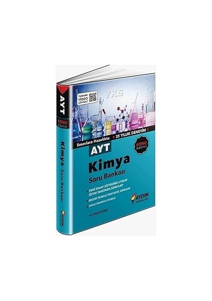 Ayt Kimya Soru Bankası: Tamamı Video Çözümlü + 80 Günde Devri Alem + Üç Köşeli Dünya