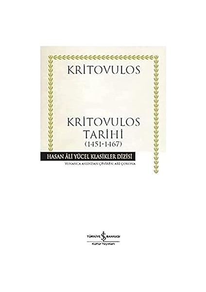 Cemile - Sultan Murat + Kritovulos Tarihi (1451-1467): Hasan Ali Yücel Klasikler Dizisi + Böcek Atlası fiyatları