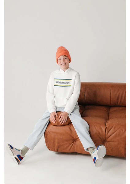 Fener Nakış Detaylı Sweatshirt | Via modelleri