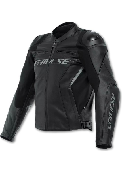 Racing 4 Black Black Deri Motosiklet Mont 48