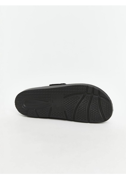 Yeni Sezon Deri Görünümlü Çift Bantlı Erkek Terlik fırsatları