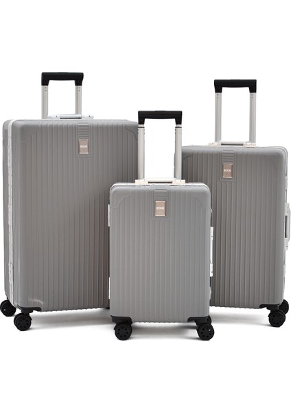 Alüminyum Alaşımlı 3'lü Valiz Seti – Tsa Kilitli, Ultra Dayanıklı, Sessiz Tekerlek