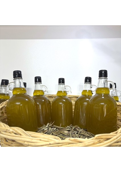 Soğuk Sıkım Naturel Zeytinyağı 1 Lt | Cam Şişe – Doğal ve Katkısız