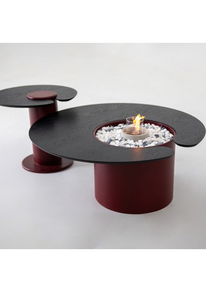 Monza Şömineli Ikili Orta Sehpa Seti fiyatları