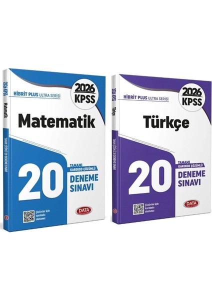 2026 Kpss Matematik ve Türkçe Deneme Seti 2 Kitap