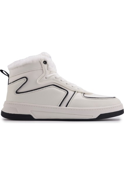 INT1123K034-KRK 3pr Beyaz Erkek High Sneaker