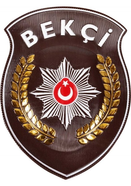 Bekçi Kol Arması 3D Plastik Tpu, Yeni Tip, Cırtlı, Standart Ölçü, 1.sınıf Kalite