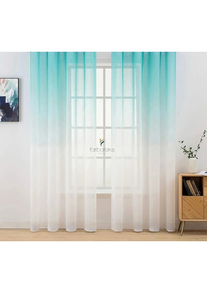 Yeşil Mint Renkli Tül Üstdegrade Ütü Istemeyen Kırışmaz 2 Kat Pileli Tül fiyatları