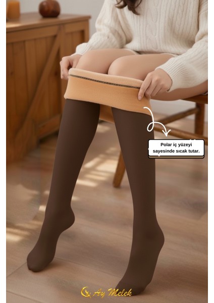 Kadın Termal Tayt Peluş Külotlu Kışlık Kalın Içi Polarlı Külotlu Çorap fiyatları