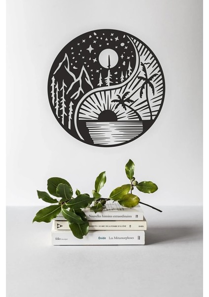 Duvar Dekorasyonu Mdf Yıng Yang 3 37X37CM Dekor Tablo