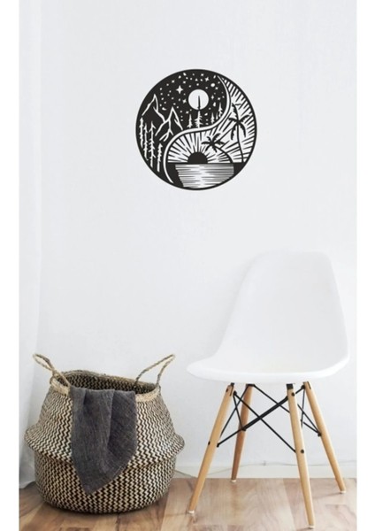 Duvar Dekorasyonu Mdf Yıng Yang 3 37X37CM Dekor Tablo fiyatları