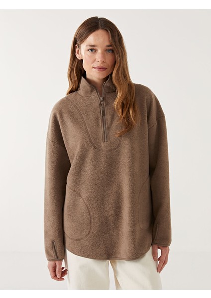 Yeni Sezon Dik Yaka Oversize Kadın Tunik