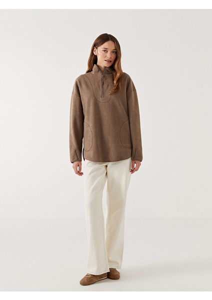 Yeni Sezon Dik Yaka Oversize Kadın Tunik fiyatları