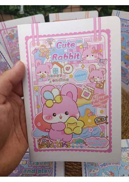 Sanrio Kawaii Anime Baskılı ve Diğer Figür Baskılı Rengarenk Defterler Renkli Sayfalar Hediyelik 1AD fırsatları