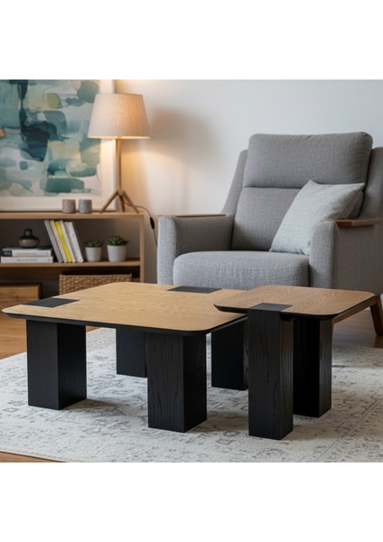 Lavanta Ikili Orta Sehpa Seti