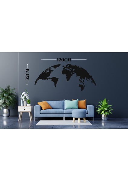 Duvar Dekorasyonu Mdf Dünya Haritası Dekor Tablo fiyatları