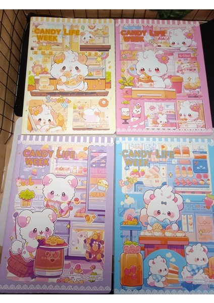 Anime Karakterli ve Diğer Karakterler Rengarenk Anime Defterleri Okul Öncesi Öğrenci Hediyesi 1ADET