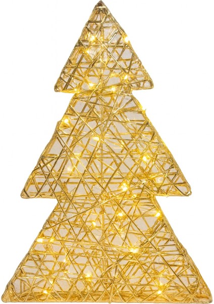 Yapay Noel Dekoru Yılbaşı Süsü Yılbaşı Ağacı Süsü Yılbaşı Ledli Noel Ağacı 47 cm