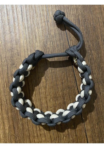 Gri Krem Paracord Bileklik fiyatları