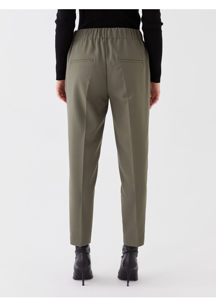 Yeni Sezon Beli Lastikli Standart Fit Kadın Pantolon fırsatları