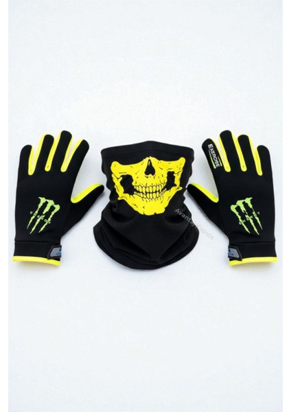 Tactical Skull 2’li Kışlık Motosiklet Eldiveni L-XL ve Balaklava Maske Seti Rüzgar Geçirez Kaymaz fiyatları