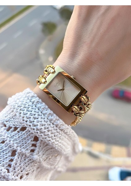 Çelik Kasa & Kordon Kararma ve Renk Atma Yapmaz Kadın Kol Saati+Bileklik JG04244.3 modelleri