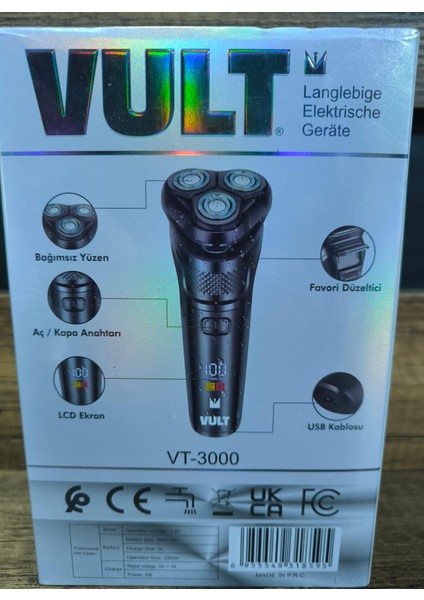 Vt 3000 Günlük Sakal Makinesi 7500 Turbo Motor modelleri