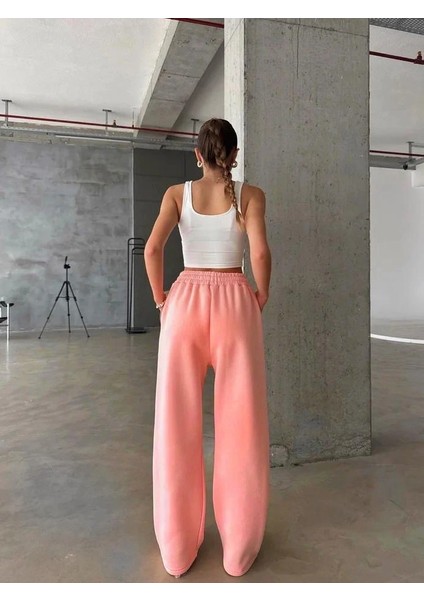 3 Iplik Şardonlu Oversize Eşofman Somon fiyatları