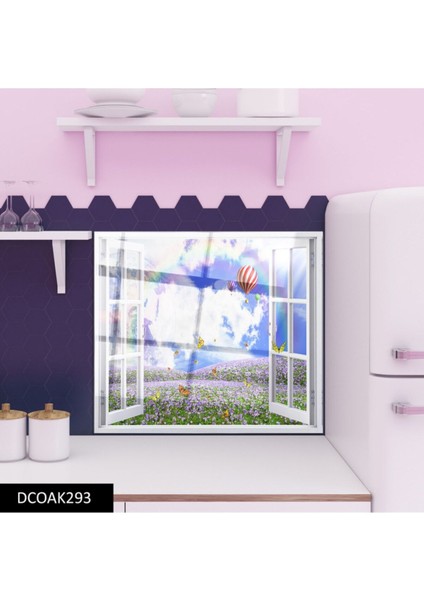 Cam Ocak Arkası Koruyucu Ankastre Arkası Koruyucu | Pencere ve Balon modelleri