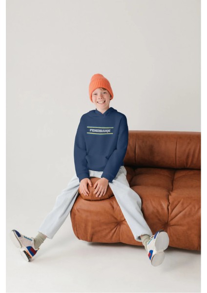 Fener Nakış Detaylı Sweatshirt | Via modelleri