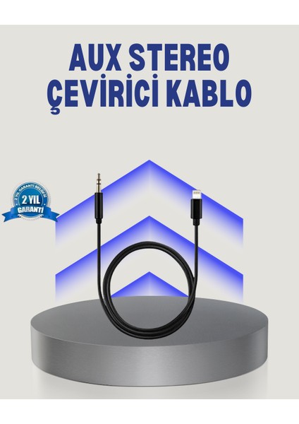 iPhone Lightning 3.5mm Aux Çevirici Kablo JH-023 Stereo Ses Aktarıcı