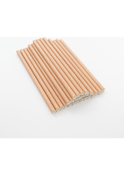 Kağıt Pipet 6X200 mm 100 Adet