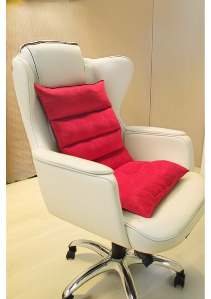 Kırmızı Renk Ortopedik Ofis ve Misafir Koltuğu Minderi fiyatları