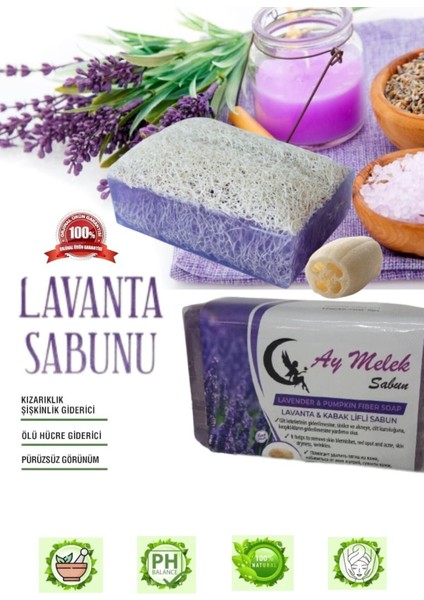 Lavanta Özlü Doğal Kabak Lifli Güzellik Sabunu Cilt Kırışıklık Önleyici Etkili modelleri