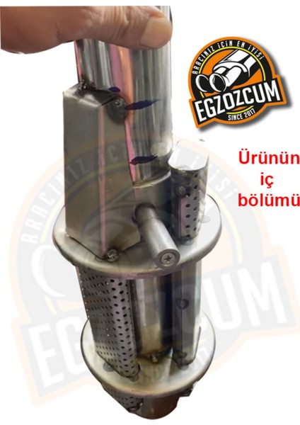 60 Mm. Orijinal 3 Borulu Ses Oranı Yüksek Varex Warex Performans Egzoz Eksoz fiyatları