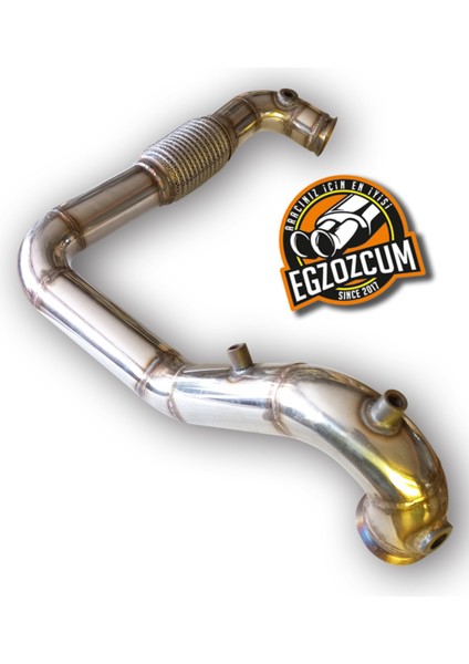 Ford Courier Transit Uyumlu 2017-2019 Downpipe