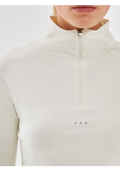 Yeni Sezon Dik Yaka Reflektör Baskılı Kadın Spor Tişört modelleri