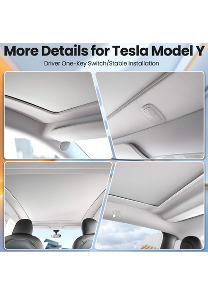 Tesla Model 3/y /jupiter Elektrikli Tavan Perdesi