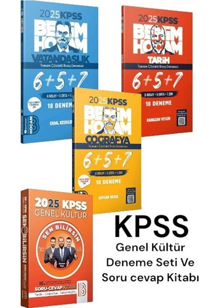 Kpss Genel Kültür Deneme Seti ve Sen Bilirsin Soru Cevap