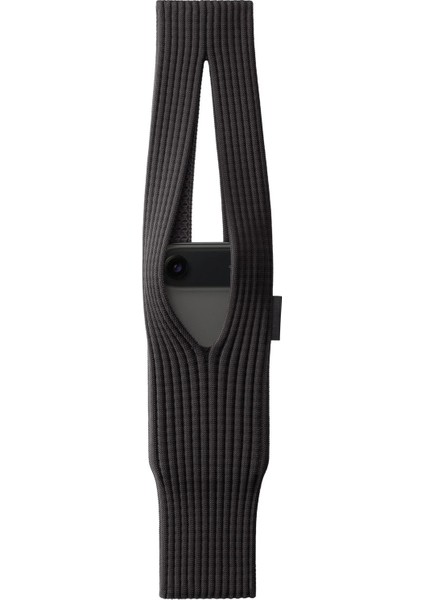 iPhone 16 Plus Kılıf Örgü Şık Tasarım Pokket Hasır Uzun 80CM Kılıf