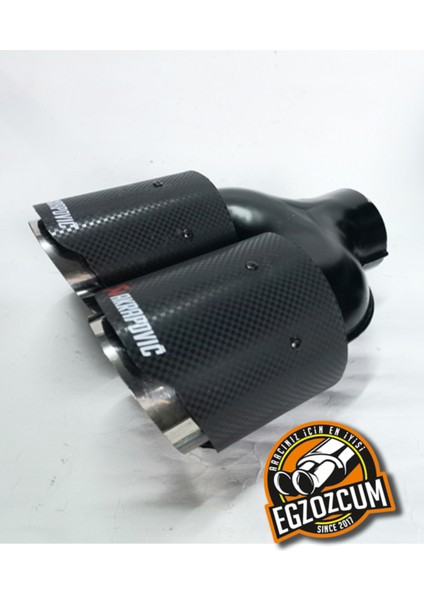 Akrapovıç Içi Krom 90 Mm, Eşit Kesik Egzoz Ucu Eksoz --