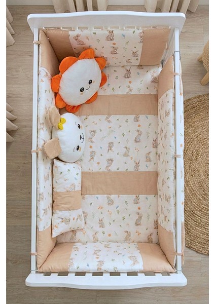 Park Yatak Bebek Uyku Seti Nevresim Takımı 70x110 Bunny Kahverengi fırsatları
