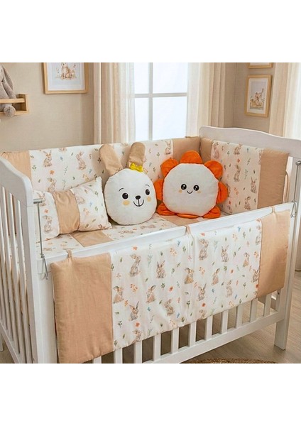Park Yatak Bebek Uyku Seti Nevresim Takımı 70x110 Bunny Kahverengi modelleri