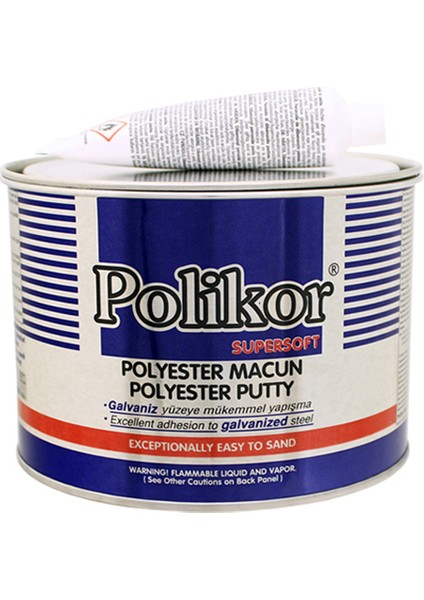 Polyester Çelik Macun 1/2 Sarı Renk
